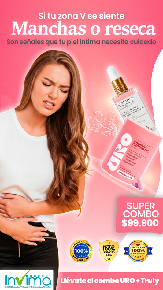 Combo truly +uro| Equilibra tu flora vaginal y dile adiós a manchas